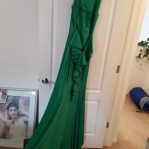 Mermaid Maxi Dress green